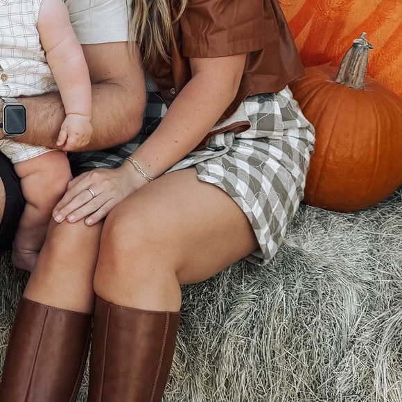 Madewell Quilted Flannel Mini Skirt in Gingham Check size 4 - Picture 11 of 11